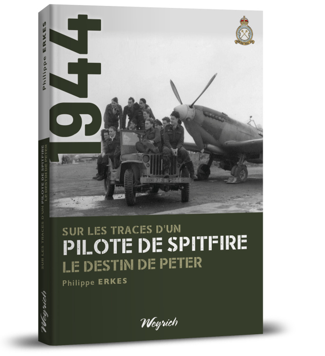 Kniha Sur les traces d'un pilote de Spitfire Erkes