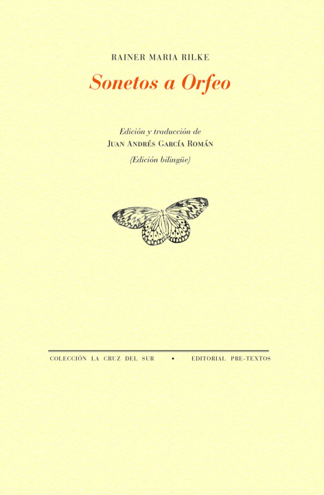 Libro Sonetos a Orfeo RANIER MARIA RILKE