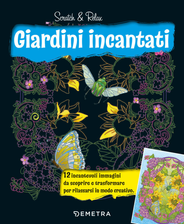 Kniha Giardini incantati. Scratch & relax 