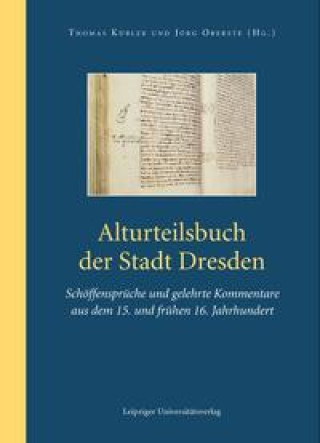 Kniha Alturteilsbuch der Stadt Dresden Jörg Oberste