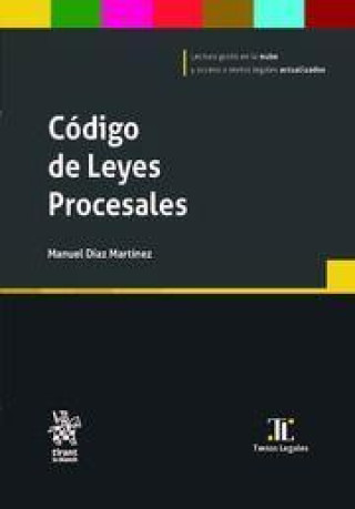 Książka Código de Leyes Procesales 2022 MANUEL DIAZ MARTINEZ
