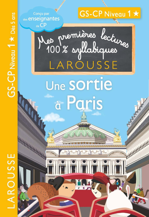 Carte Premières lectures syllabiques CP Niveau 1 - Une sortie à Paris 