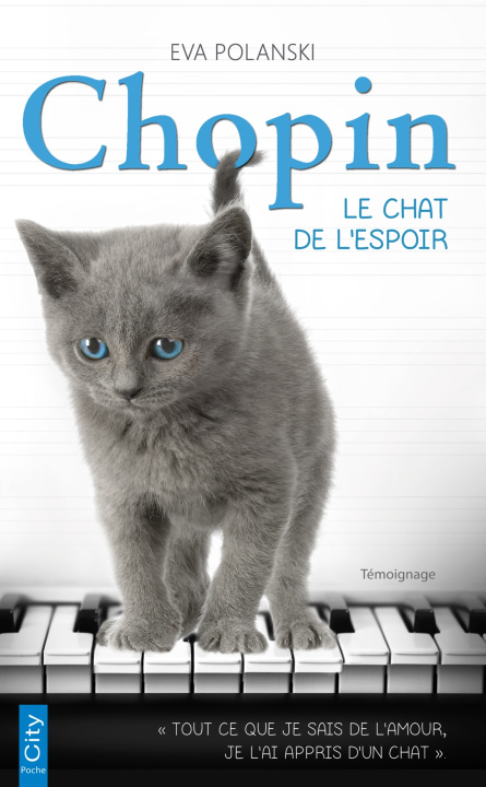 Kniha Chopin, le chat de l'espoir Eva Polanski
