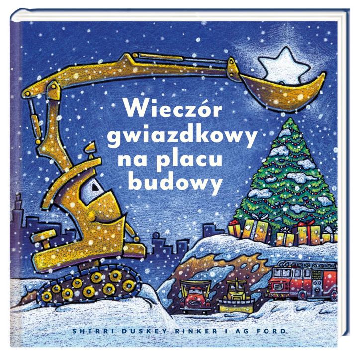 Kniha Wieczór gwiazdkowy na placu budowy. Wydawnictwo Nasza Księgarnia 