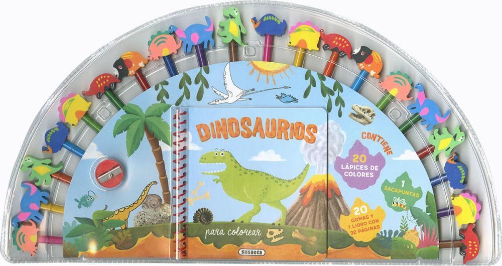 Kniha Dinosaurios para colorear 