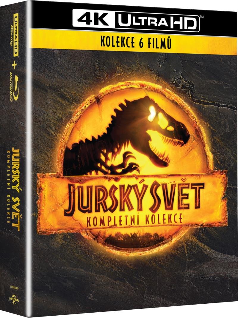 Video Jurský svět kolekce 1.-6. (6x 4K Ultra HD + 6x Blu-ray) 