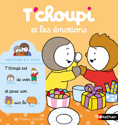 Kniha T'choupi et les émotions Thierry Courtin