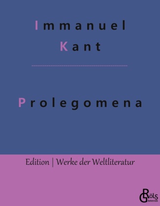 Kniha Prolegomena Redaktion Gröls-Verlag