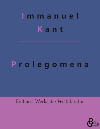 Knjiga Prolegomena Redaktion Gröls-Verlag