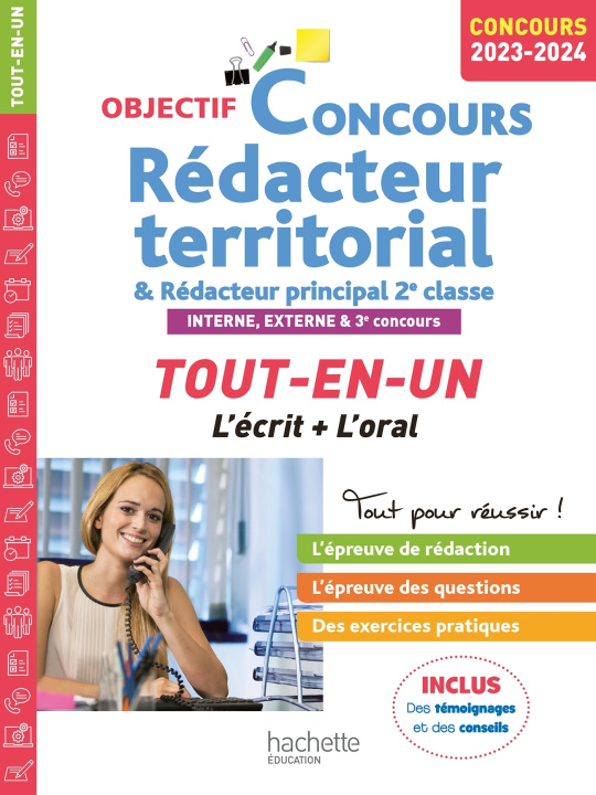 Книга Objectif Concours Rédacteur territorial et rédacteur principal 2023 : externe, interne et 3e voie Bernard Delhoume