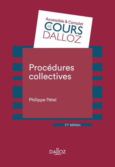 Könyv Procédures collectives. 11e éd. Philippe Pétel