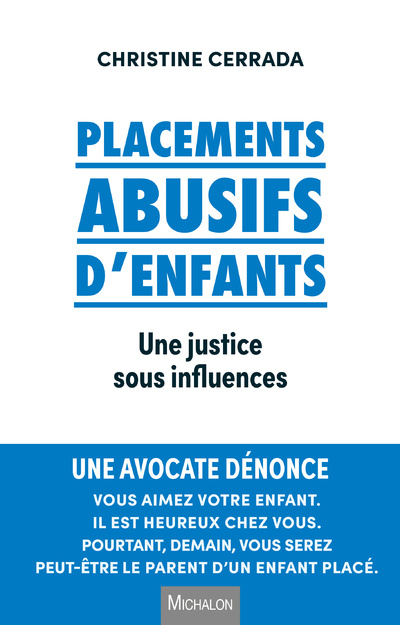 Kniha Placements abusifs d'enfants une justice sous influences Christine Cerrada