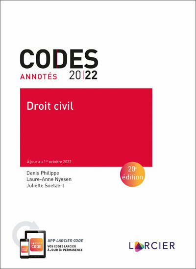 Книга Code annoté Droit civil 2022 - À jour au 1er octobre 2022 Denis Philippe