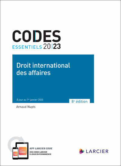 Könyv Code essentiel Droit international des affaires 2023 - À jour au 1er janvier 2023 Guillaume Croisant