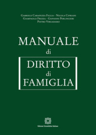 Kniha Manuale di diritto di famiglia 