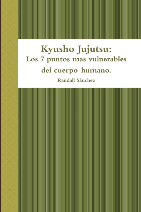 Knjiga Kyusho Jujutsu 