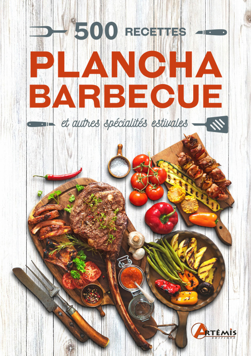 Könyv 500 recettes plancha, barbecue 