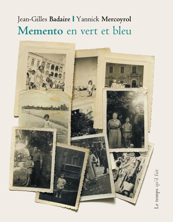 Kniha Memento en vert et bleu Yannick Mercoyrol