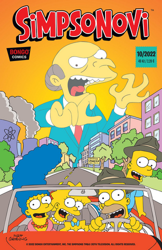 Kniha Simpsonovi 10/2022 Bill Morrison