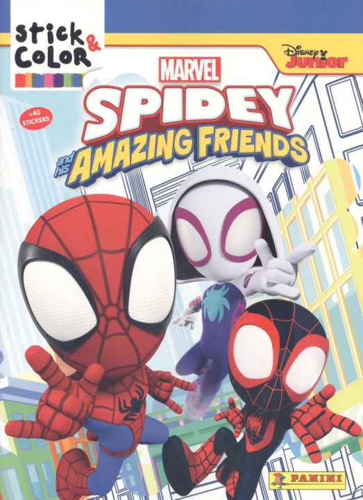 Carte STICK COLOR SPIDERMAN AND FRIENDS 