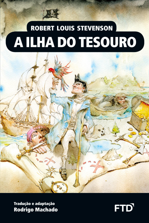 Boek A ilha do tesouro Robert Louis Stevenson