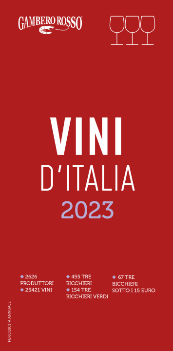 Книга Vini d'Italia del Gambero Rosso 2023 