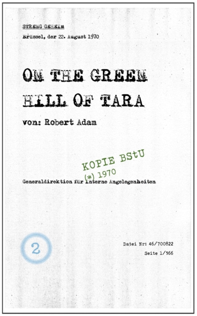 E-kniha On the Green Hill of Tara Robert Adam