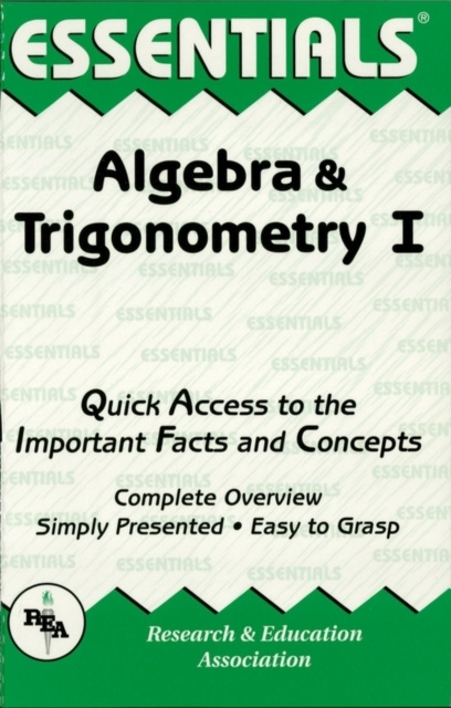 E-knjiga Algebra & Trigonometry I Essentials Editors of REA