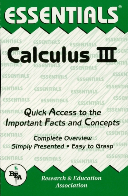 E-knjiga Calculus III Essentials Editors of REA