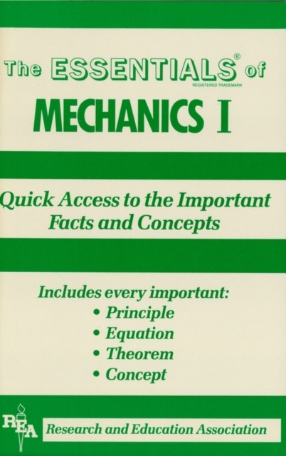 E-knjiga Mechanics I Essentials The Editors of REA