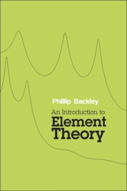 E-kniha Introduction to Element Theory Phillip Backley