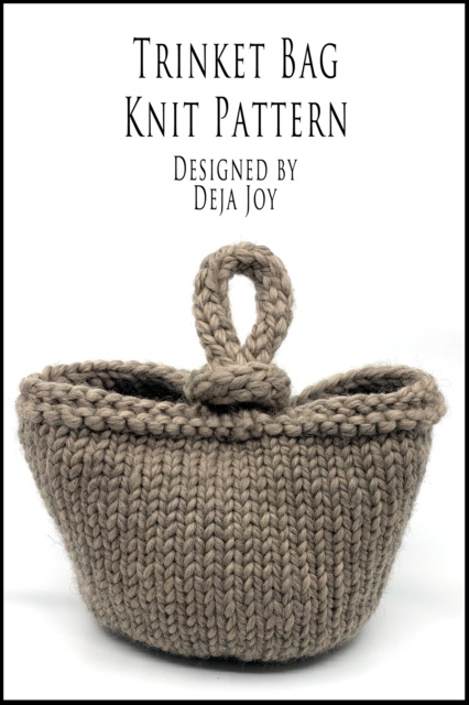 E-book Trinket Bag Knit Pattern Deja Joy
