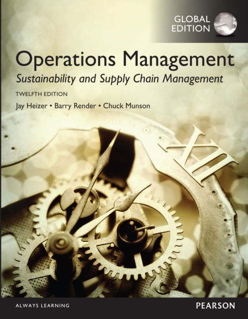 E-kniha Operations Management: Sustainability and Supply Chain Management, Global Edition Jay Heizer
