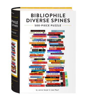 Hra/Hračka Bibliophile Diverse Spines 500-Piece Puzzle Jamise Harper
