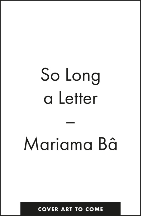 Kniha So Long a Letter Mariama Ba