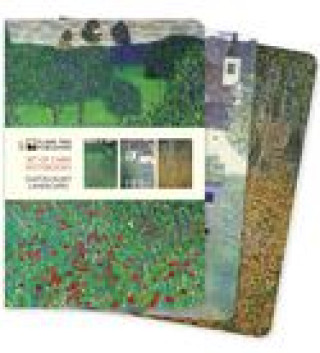Kalendarz/Pamiętnik Gustav Klimt: Landscapes Set of 3 Midi Notebooks 