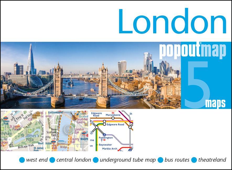 Tiskovina London PopOut Map 