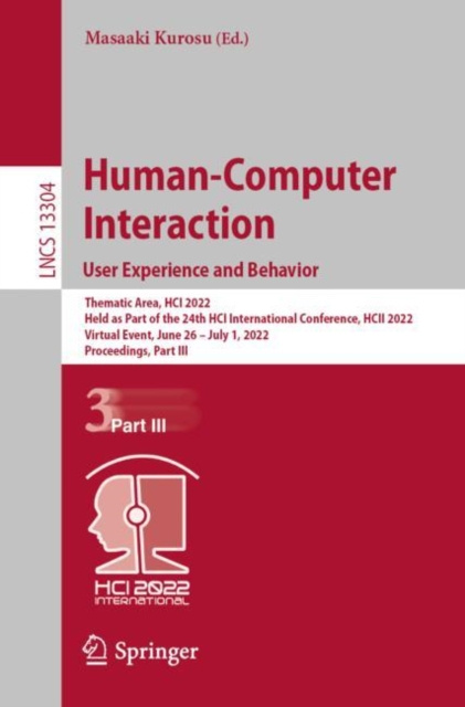 E-knjiga Human-Computer Interaction. User Experience and Behavior Masaaki Kurosu