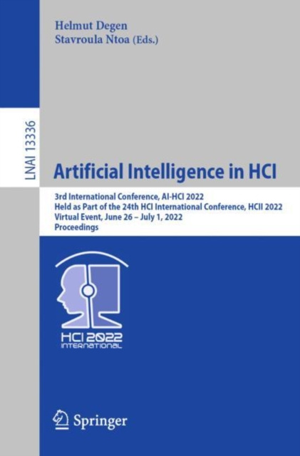 E-kniha Artificial Intelligence in HCI Helmut Degen