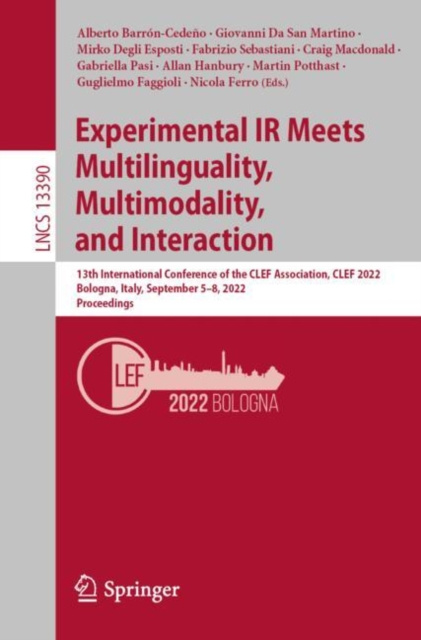 E-kniha Experimental IR Meets Multilinguality, Multimodality, and Interaction Alberto Barron-Cedeno