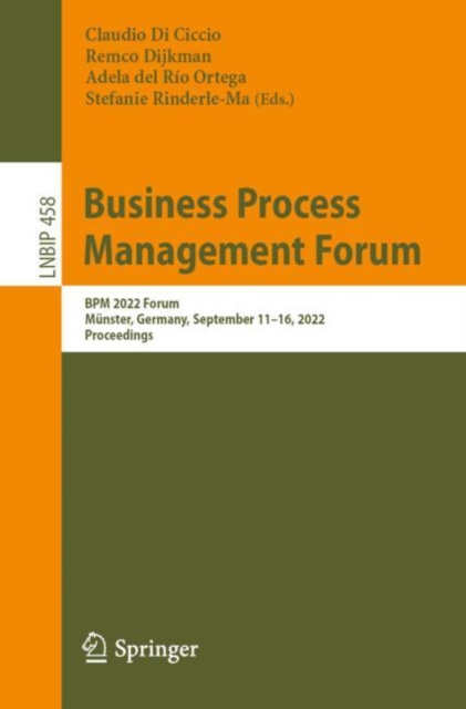 E-kniha Business Process Management Forum Claudio Di Ciccio