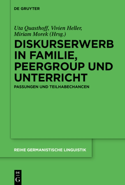 E-book Diskurserwerb in Familie, Peergroup und Unterricht Uta Quasthoff