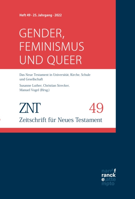 E-kniha ZNT - Zeitschrift fur Neues Testament 25. Jahrgang, Heft 49 (2022) Susanne Luther
