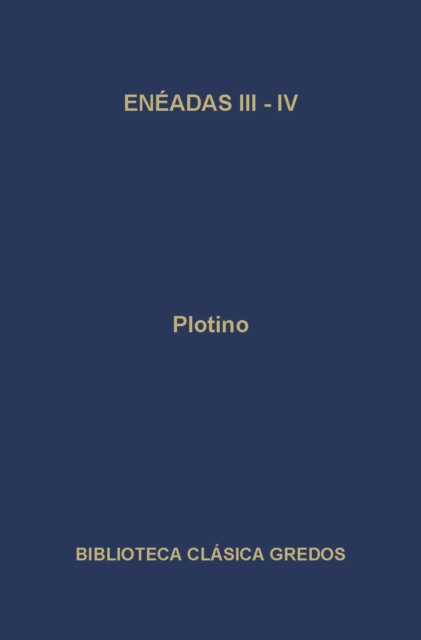E-book Eneadas III-IV Plotino