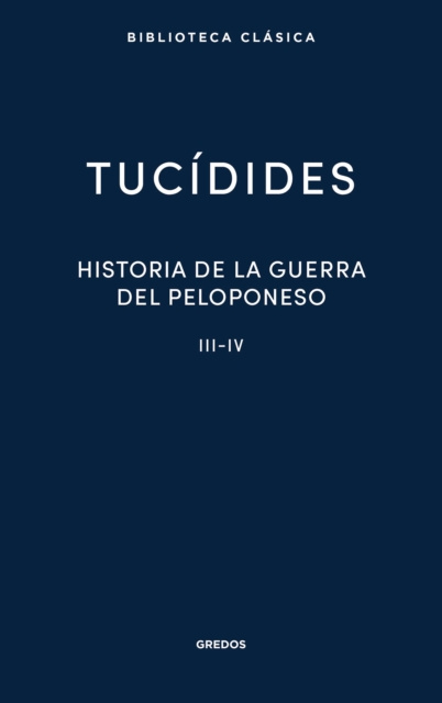 E-kniha Historia de la guerra del Peloponeso. Libros III-IV Tucidides