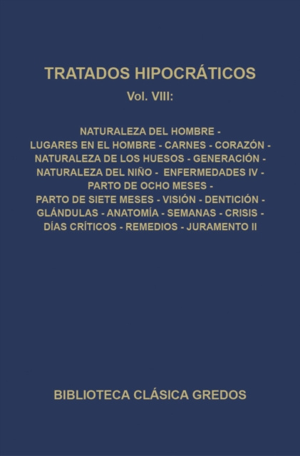 E-kniha Tratados hipocraticos VIII Jesus de la Villa Polo