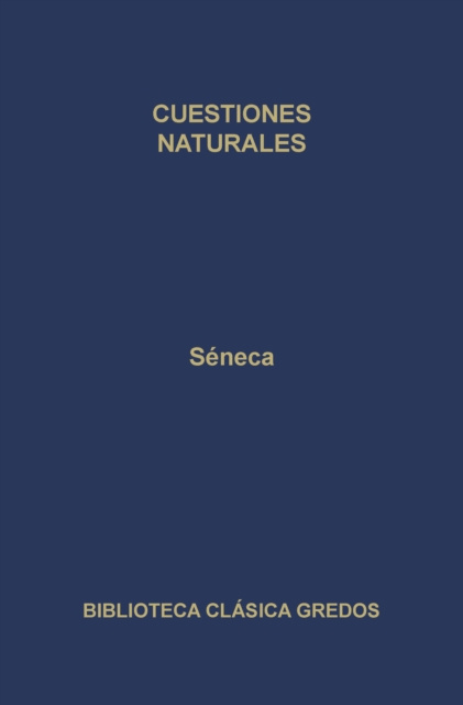 E-book Cuestiones naturales Seneca