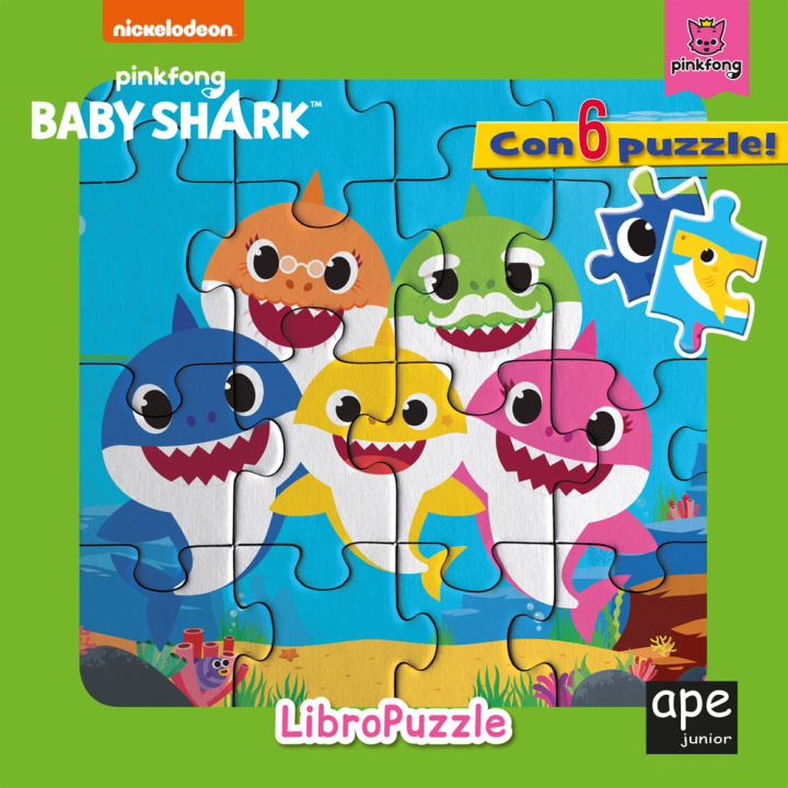 Carte Libro puzzle. Baby Shark 