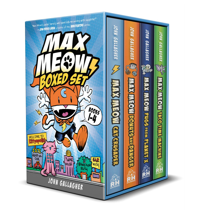 Książka Max Meow Boxed Set: Welcome to Kittyopolis (Books 1-4) 