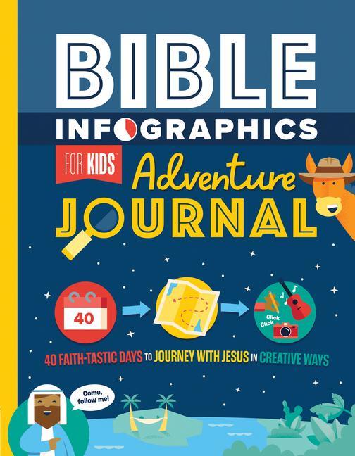 Książka Bible Infographics for Kids Adventure Journal: 40 Faith-Tastic Days to Journey with Jesus in Creative Ways 